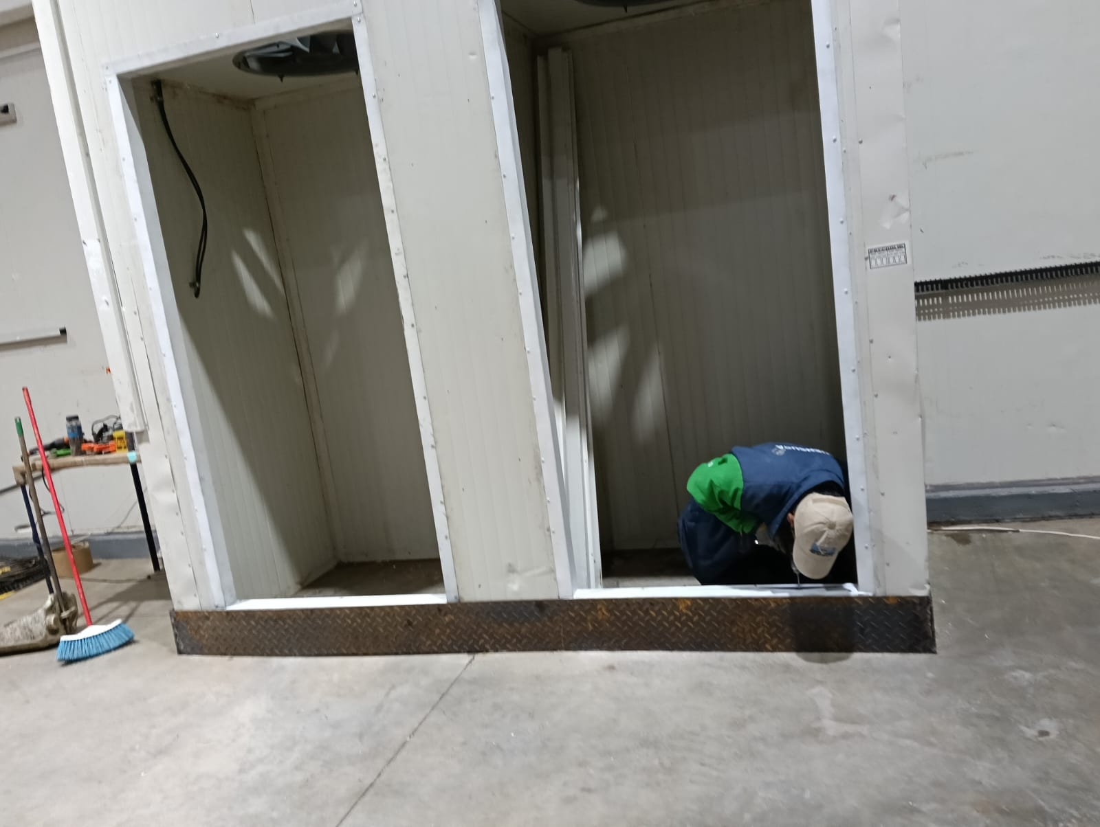 Instalación de cuarto de enfriamiento 