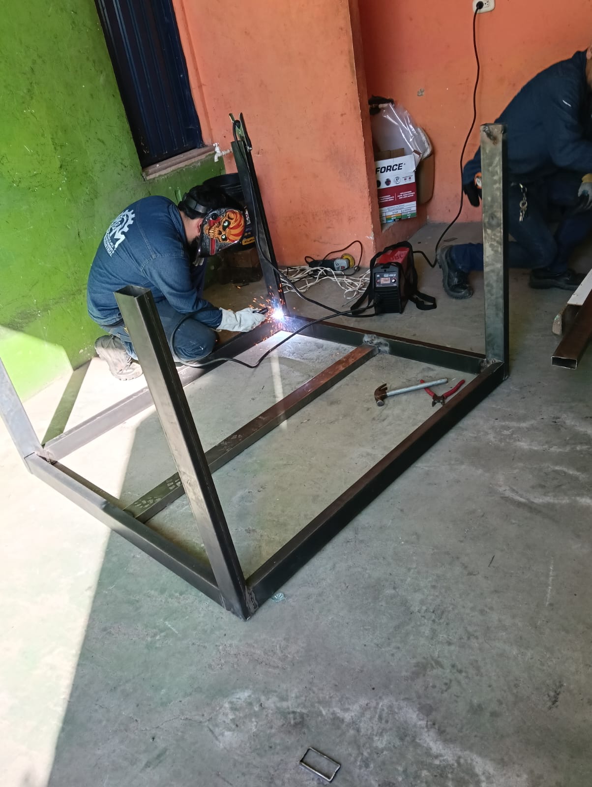 Fabricación de mesas para proceso industrial 